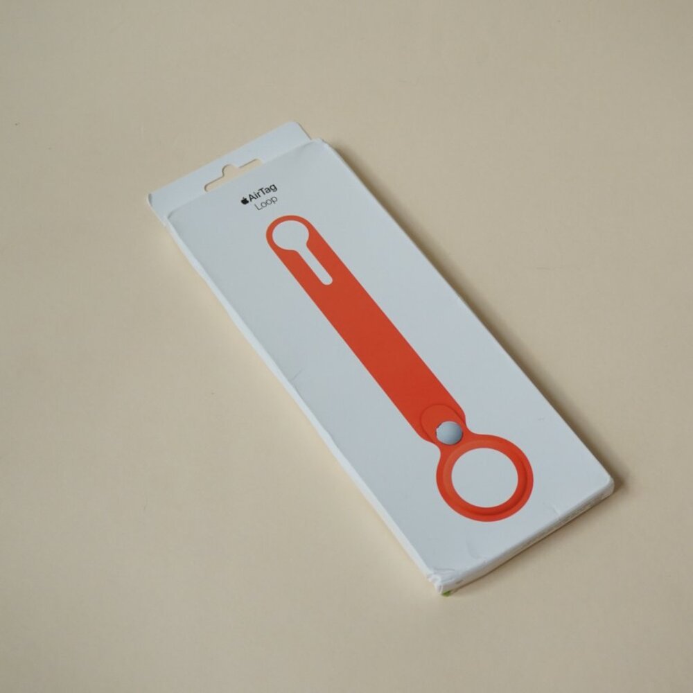 Apple Authentic Air Tag Polyurethane Loop Electric Orange - SEALED MK0X3ZM/A